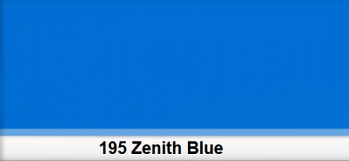 Lee 195 Zenith Blue color filter - 50x60cm