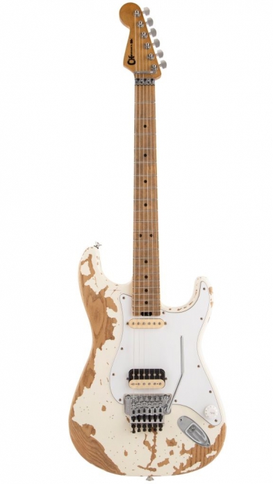 Charvel Henrik Danhage Limited Edition Signature Pro-Mod So-Cal Style 1, White Relic electric guitar