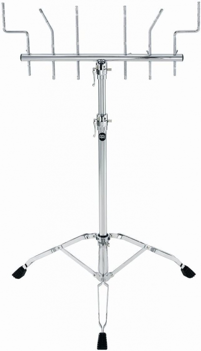  Meinl Percussion TMPS Double Braced Tripod Percussion Stand with 6 Rod Mounts, Chrome 