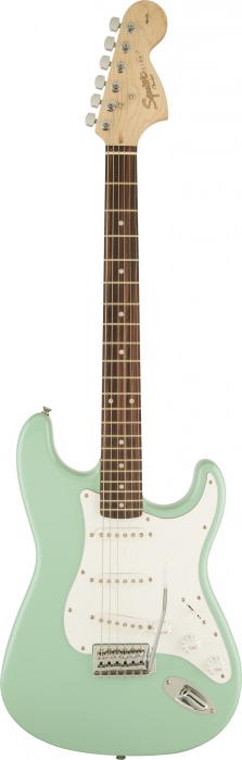 Fender Squier Affinity Stratocaster Laurel Fingerboard Surf Green electric guitar