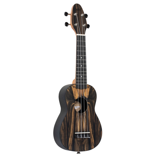 Ortega K3-WEB Keiki White Ebony soprano ukulele set