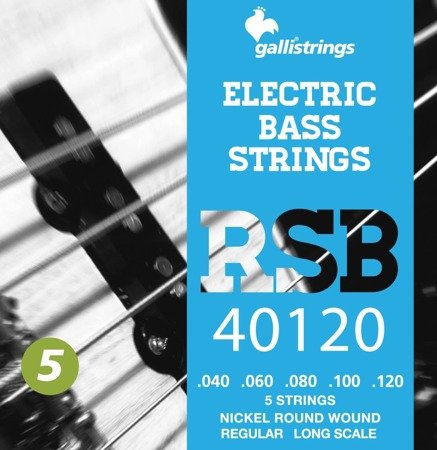 Galli RSB40120 short scale bass guitar strings