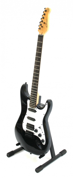 Career Strat HSS Black electric guitar