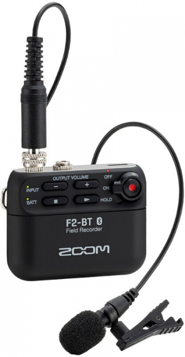 ZooM F2-BT Digital audio recorder with Lavalier microphone