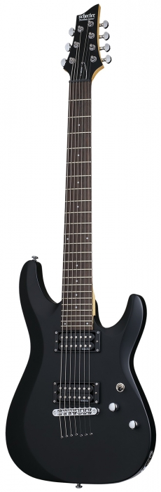 Schecter Deluxe C7 SBK electric guitar