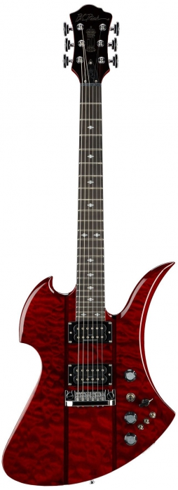 BC Rich Mockingbird Legacy STQ Hardtail Trans Red electric guitar