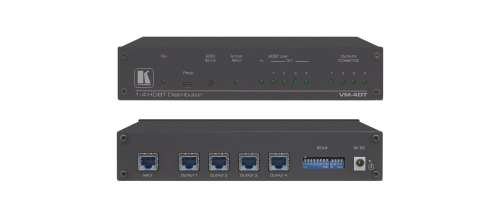 Kramer Electronics VM-4DT - Extender Distribution Amplifiers 1:4 Long–Reach HDBaseT 