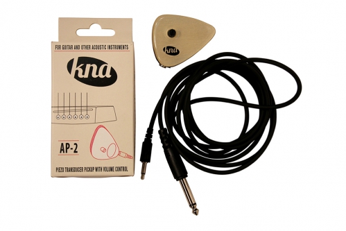 Kna AP-2 Piezo pickup with volume control for guitar and other instruments 