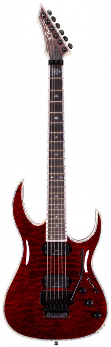 BC Rich Shredzilla Prophecy Exotic Archtop Floyd Rose Quilted Maple Top Black Cherry electric guitar