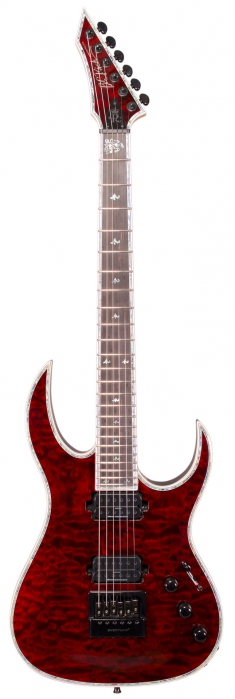 BC Rich Shredzilla Prophecy Archtop Evertune Quilted Maple Top Black Cherry electric guitar