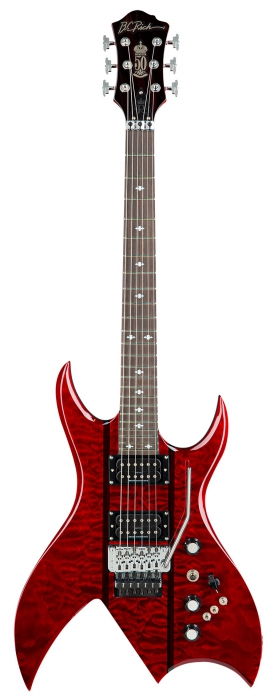 BC Rich Rich B Legacy ST Floyd Rose Trans Red electric guitar