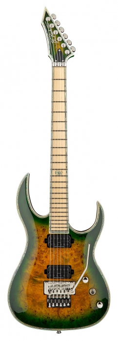 BC Rich Shredzilla Z6 Prophecy Exotic Floyd Rose Burl Top Reptile Eye electric guitar