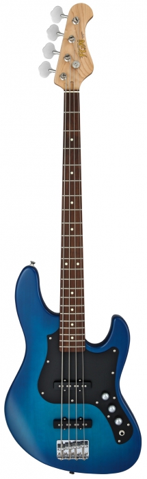 FGN Boundary Mighty Jazz Transparent Blue Sunburst bass guitar