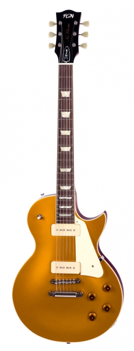 FGN Neo Classic LS11 P-90 Antique Gold electric guitar