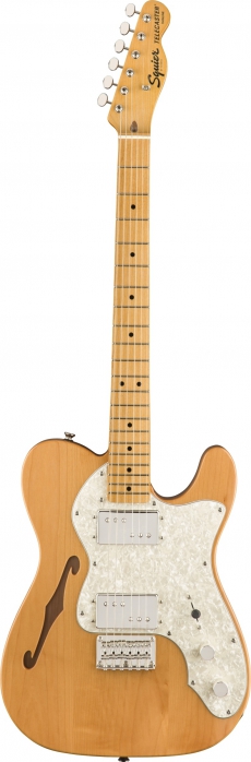 Fender Squier Classic Vibe 70s Telecaster Thinline Maple Fingerboard Natural electric guitar
