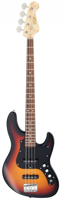 FGN Boundary Mighty Jazz 3-Tone Sunburst bass guitar