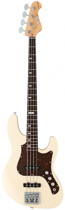 FGN Expert Mighty Jazz Antique White bass guitar