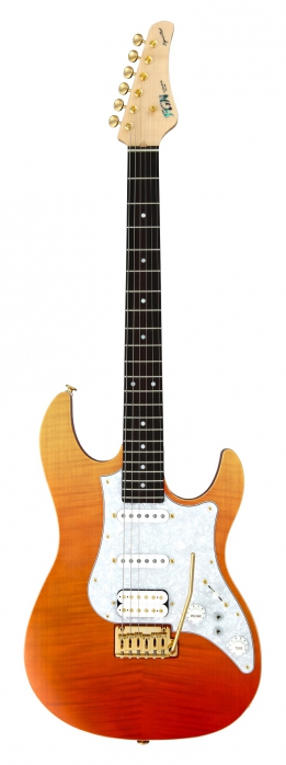 FGN Expert Odyssey Ripe Kaki Gradation electric guitar