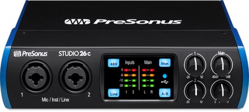 PreSonus Studio 26c USB-C audio interface 