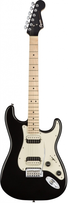 Fender Squier Contemporary Stratocaster HH MN Black Metallic electric guitar