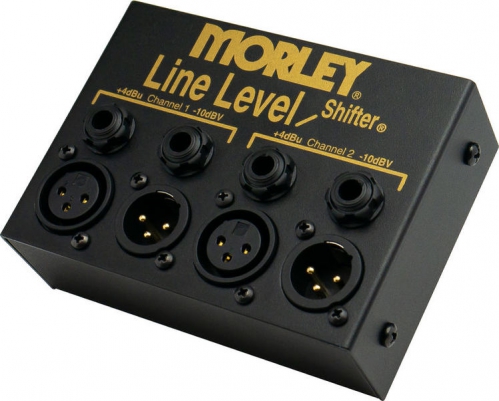 Morley Line Level Shifter 2 Channel Box, XLR/TRS