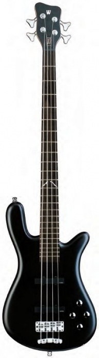 RockBass Artist Line Robert Trujillo, 4-String Solid Black Satin bass guitar