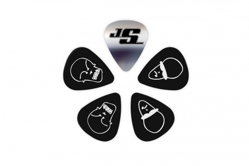 Planet Waves JSCD Joe Satriani Chrome Dome guitar picks set 5pcs.