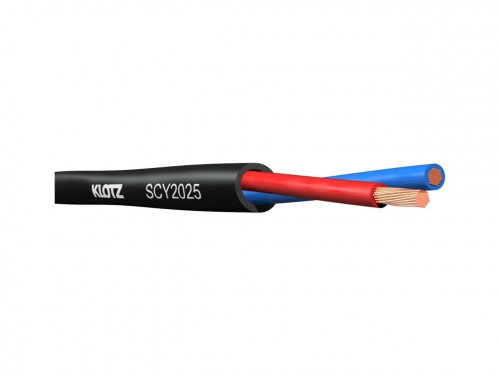Klotz SCY2025 installation speaker cable - LHC 2 x 2.5 mm² - PVC