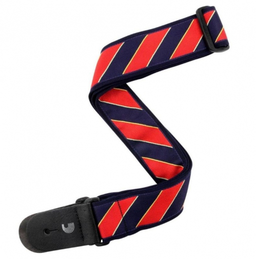 Planet Waves T20W1410 Tie Stripes Guitar Strap, Blue and Red