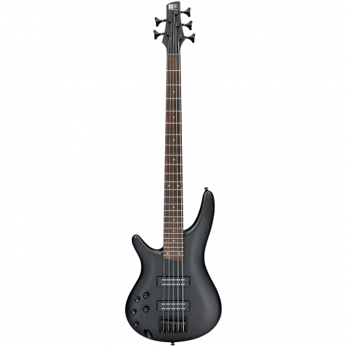 Ibanez SR 305 EBL WK Weathered Black 5-string bass guitar, left-handed