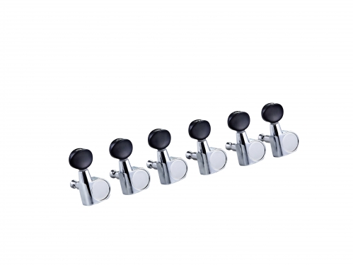 Ortega OTMEG6L-CR E-Guitar tuning machines, 6 in line - Chrome