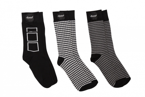 Marshall ACCS 00199 - 3 Pack Of Monochrome Socks 