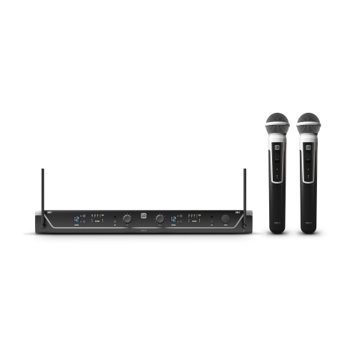 LD Systems U308 HHD2 Dual - Wireless Microphone System with 2 x Dynamic Handheld Microphon