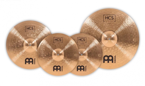 Meinl HCS Bronze Complete Set 14″ 16″ 20″ set of drum cymbals