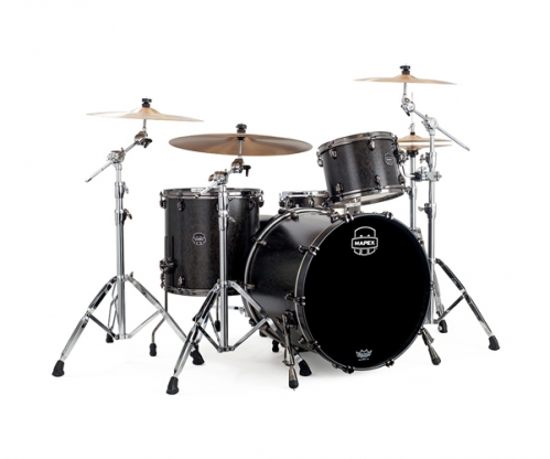 MAPEX SV426XB KFB - Flat Black Maple Burl drum set 