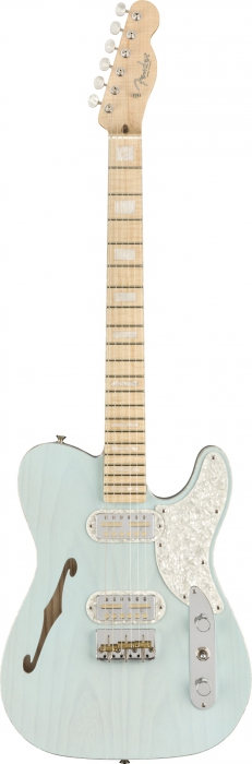 Fender Parallel Universe II Telecater Mgico MN Transparent Daphne Blue electric guitar