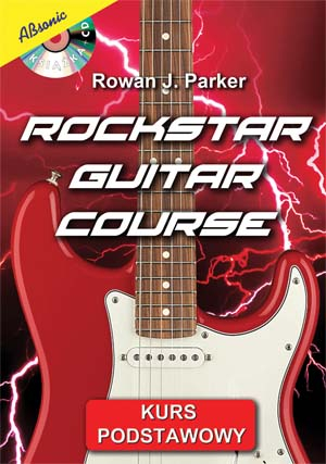 Rowan J. Parker ″Rockstar guitar course″ basic course book + CD