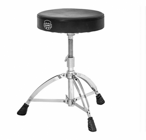 MAPEX T561A Round Top Drum Throne Double Braced W Threaded Rod 