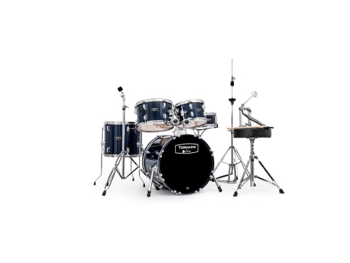 Mapex TND5044TYB Tornado 5-pc Fusion Drum Set with hardware - BlueTornado