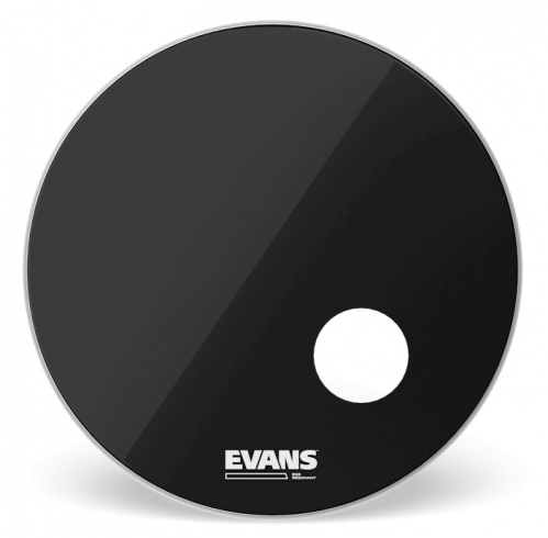 Evans BD18RB EQ-3 Resonant Black 18″  Bass Drumhead