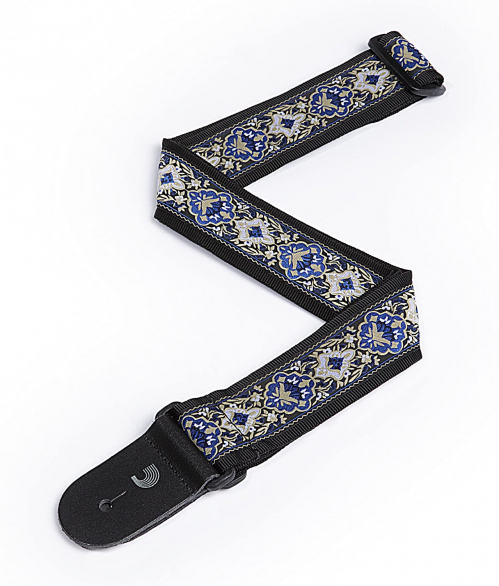 Planet Waves 50J00 Jaquard Design Blue guitar strap