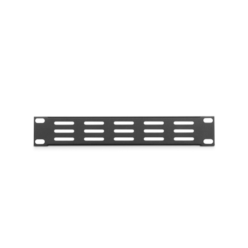  Adam Hall 19″ Parts 86221 VH 9,5″ U-Shaped Ventilation Panel with Horizontal Slots, 1 U 