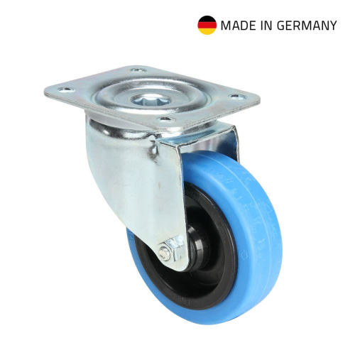  Tente 37033 Swivel Castor 100 mm with blue Wheel 