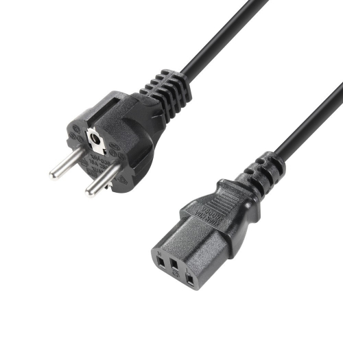  Adam Hall Cables 8101 KH 0050 Power Cord CEE 7/7 - C13 0.5 m 