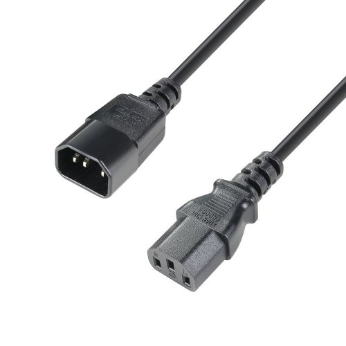  Adam Hall Cables 8101 KE 0500 Power Extension Cable C14 - C13 5 m 