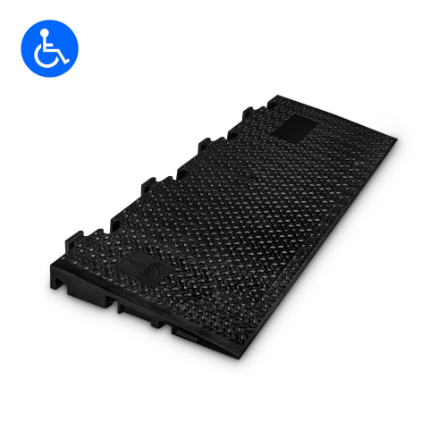 Adam Hall 869301  Defender MIDI 5 2D R Midi 5 2D blue ramp - modular system for wheelchair and barrier free transition 