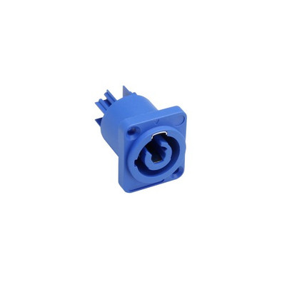  Adam Hall Connectors 7921 V2 Chassis connector, power-in, blue 