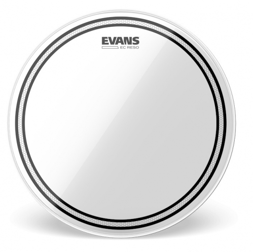 Evans EC Resonant 10″  drum head (resonant, clear)