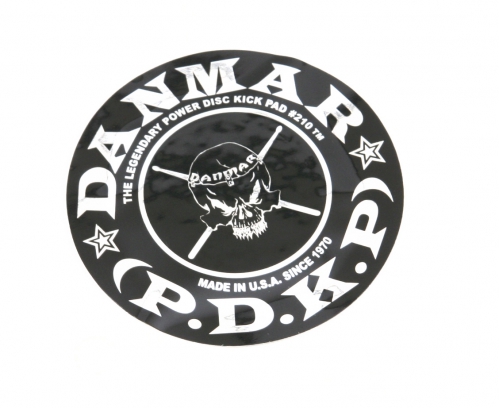 Danmar 210 Skull Powerdisc bass drum beater patch
