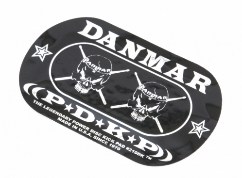 Danmar 210DK Skull Powerdisc bass drum beater pad (double)
